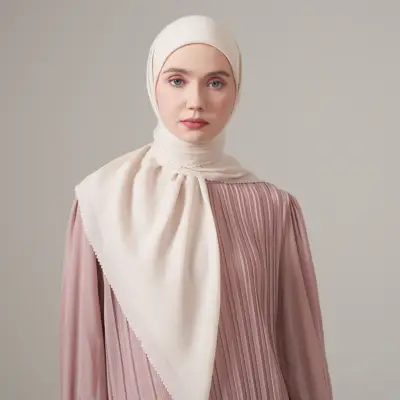 BASIC SQUARE - CREAM VOAL