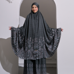 MUKENA ETNIK - BLACK