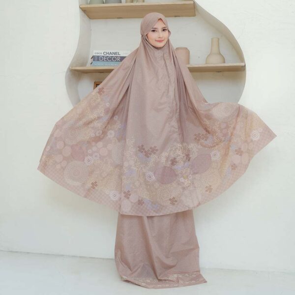 MUKENA TRAVEL LUNAR CHOCO