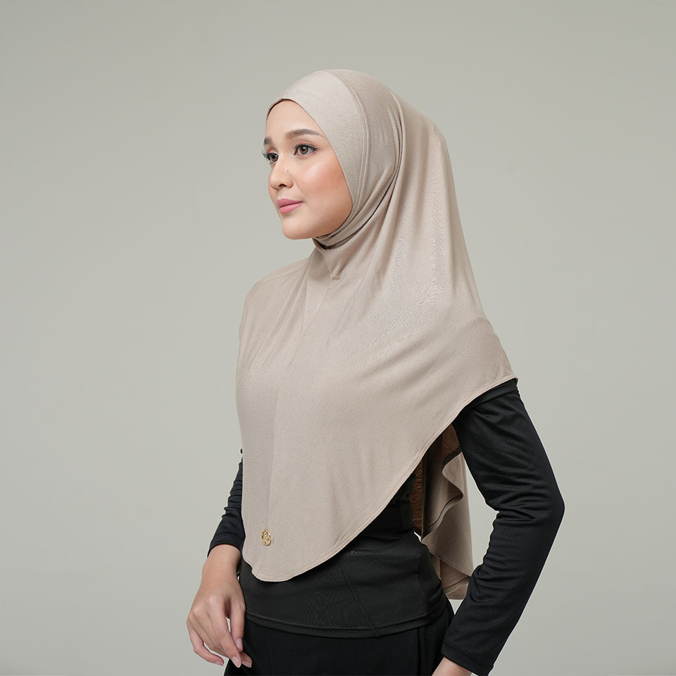 hijab sport latte2 Hijab Sport Latte - Image 1