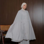 Mukena Travel Basic 2in1 Grey